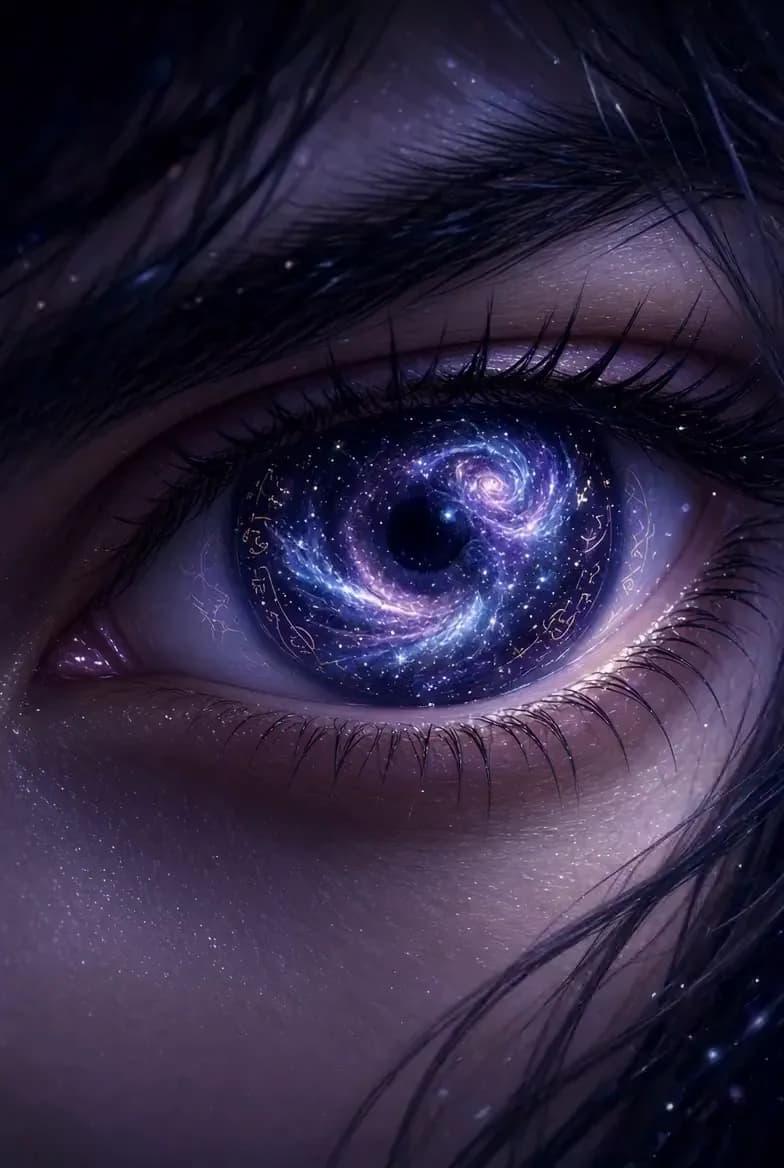 Galaxy in the Eyes